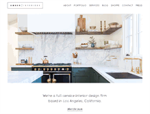 Tablet Screenshot of amberinteriordesign.com